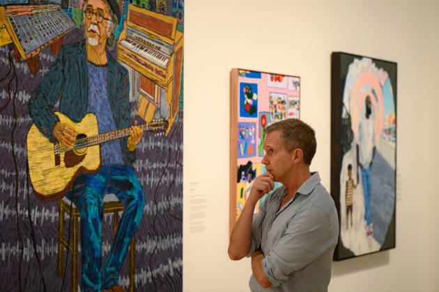 ARCHIBALD PRIZE 2026, People look at the finalists of the Archibald Prize 2026, at Naala Nura, Art Gallery of New South Wales in Sydney, Friday, May 8, 2026. ( NO ARCHIVING Sydney New South Wales Australia  Copyright: xGEORGExCHANx 20260508172956902887
