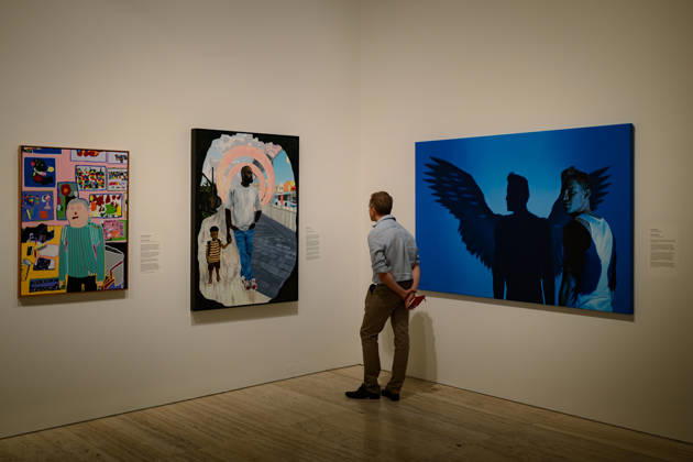 ARCHIBALD PRIZE 2026, People look at the finalists of the Archibald Prize 2026, at Naala Nura, Art Gallery of New South Wales in Sydney, Friday, May 8, 2026. ( NO ARCHIVING Sydney New South Wales Australia  Copyright: xGEORGExCHANx 20260508173630920059