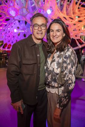 ABB NEWENERGY- Jan Sosniok mit Frau Nadine Sosniok zu Gast bei der bei der Eroeffnung des House of New Energy von E.ON im Herzen Berlins am Tacheles, dem 07.05.2026 in Berlin Berlin Deutschland