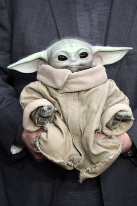 Grogu beim Fan Event zum Kinofilm Star Wars: The Mandalorian and Grogu im im Cineworld Leicester Square. London, 07.05.2026