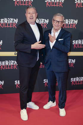 Joachim Llambi und Jan Hofer bei der Premiere von Serienkiller - Die True Crime Ausstellung in der Oskar-Jäger-Straße 99. Köln, 07.05.2026