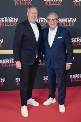 Joachim Llambi und Jan Hofer bei der Premiere von Serienkiller - Die True Crime Ausstellung in der Oskar-Jäger-Straße 99. Köln, 07.05.2026