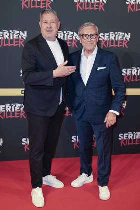 Joachim Llambi und Jan Hofer bei der Premiere von Serienkiller - Die True Crime Ausstellung in der Oskar-Jäger-Straße 99. Köln, 07.05.2026
