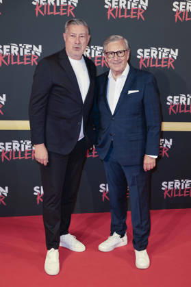 Joachim Llambi und Jan Hofer bei der Premiere von Serienkiller - Die True Crime Ausstellung in der Oskar-Jäger-Straße 99. Köln, 07.05.2026