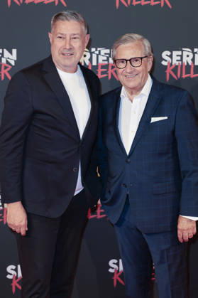 Joachim Llambi und Jan Hofer bei der Premiere von Serienkiller - Die True Crime Ausstellung in der Oskar-Jäger-Straße 99. Köln, 07.05.2026