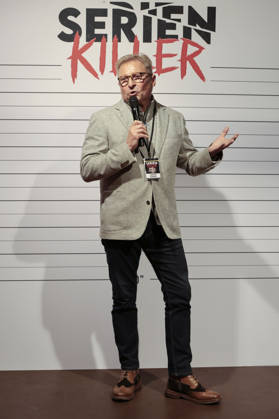 Carsten Schütte bei der Premiere von Serienkiller - Die True Crime Ausstellung in der Oskar-Jäger-Straße 99. Köln, 07.05.2026