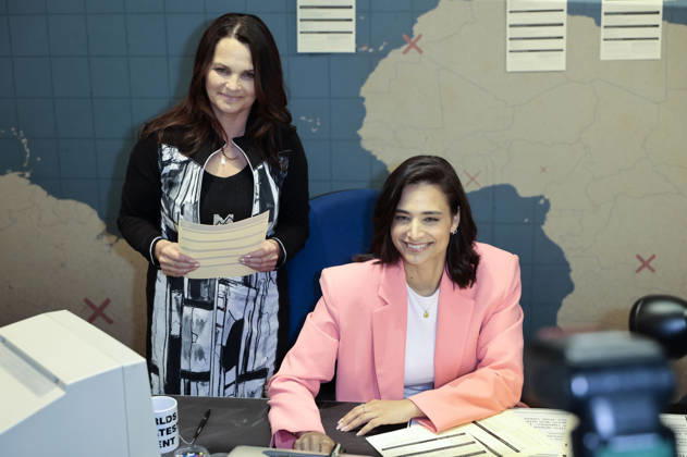 Amira Aly mit ihrer Mutter Mirjam Svetnik bei der Premiere von Serienkiller - Die True Crime Ausstellung in der Oskar-Jäger-Straße 99. Köln, 07.05.2026