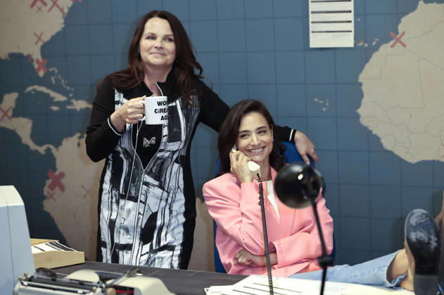 Amira Aly mit ihrer Mutter Mirjam Svetnik bei der Premiere von Serienkiller - Die True Crime Ausstellung in der Oskar-Jäger-Straße 99. Köln, 07.05.2026