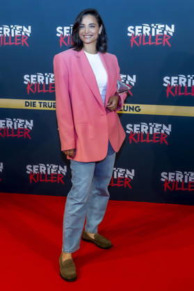 ABB SERIENKILLER- Amira Aly Moderatorin zu Gast bei der Eroeffnung der True Crime Ausstellung Serien Killer am 07.05.2026 in Köln Ehrenfeld NRW Deutschland