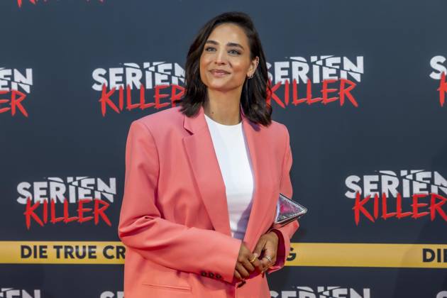 ABB SERIENKILLER- Amira Aly Moderatorin zu Gast bei der Eroeffnung der True Crime Ausstellung Serien Killer am 07.05.2026 in Köln Ehrenfeld NRW Deutschland