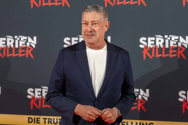 ABB SERIENKILLER- Joachim Llambi Juror und Moderator, zu Gast bei der Eroeffnung der True Crime Ausstellung Serien Killer am 07.05.2026 in Köln Ehrenfeld NRW Deutschland