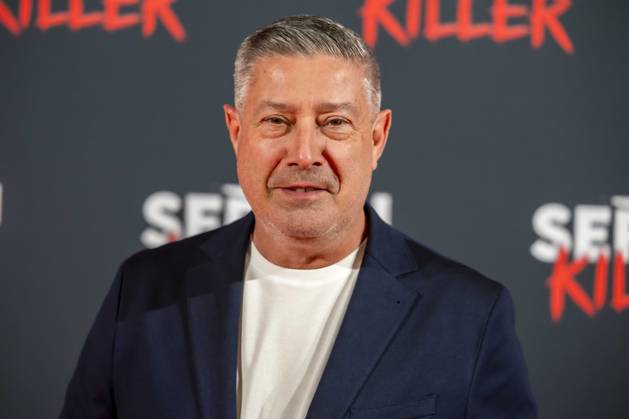 ABB SERIENKILLER- Joachim Llambi Juror und Moderator, zu Gast bei der Eroeffnung der True Crime Ausstellung Serien Killer am 07.05.2026 in Köln Ehrenfeld NRW Deutschland