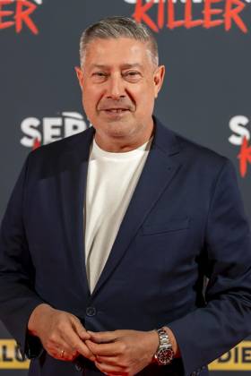 ABB SERIENKILLER- Joachim Llambi Juror und Moderator, zu Gast bei der Eroeffnung der True Crime Ausstellung Serien Killer am 07.05.2026 in Köln Ehrenfeld NRW Deutschland