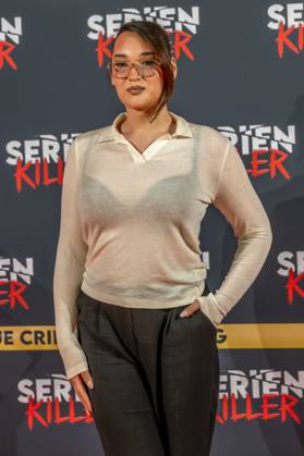 ABB SERIENKILLER- Alex Mariah Peter (Content Creatorin) zu Gast bei der Eroeffnung der True Crime Ausstellung Serien Killer am 07.05.2026 in Köln Ehrenfeld NRW Deutschland