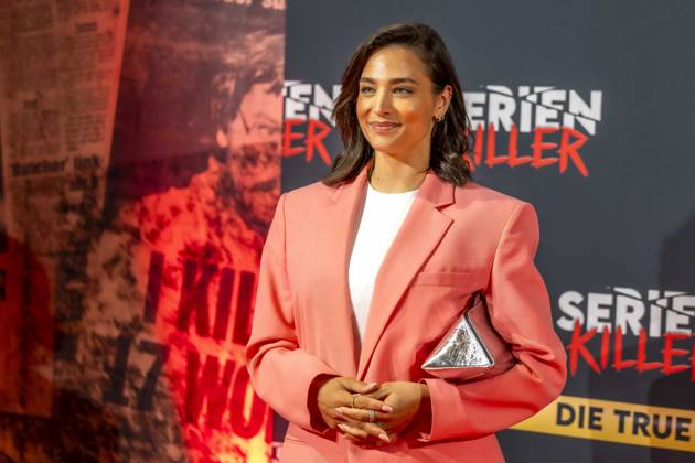 ABB SERIENKILLER- Amira Aly Moderatorin zu Gast bei der Eroeffnung der True Crime Ausstellung Serien Killer am 07.05.2026 in Köln Ehrenfeld NRW Deutschland