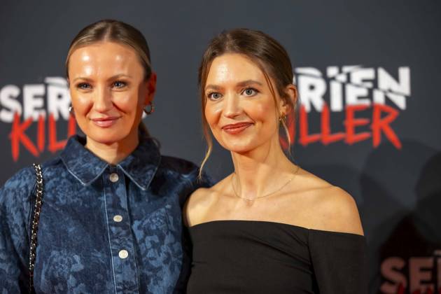 ABB SERIENKILLER-Ania Niedieck Amrei Haardt Schauspielerinen zu Gast bei der Eroeffnung der True Crime Ausstellung Serien Killer am 07.05.2026 in Köln Ehrenfeld NRW Deutschland