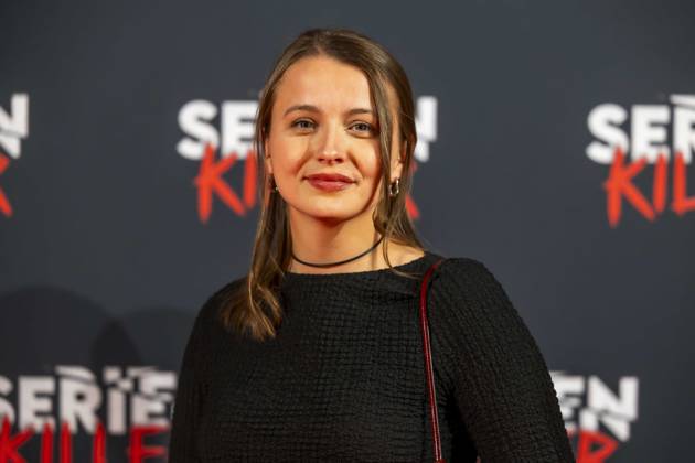 ABB SERIENKILLER- Amrei Haardt Schauspielerin zu Gast bei der Eroeffnung der True Crime Ausstellung Serien Killer am 07.05.2026 in Köln Ehrenfeld NRW Deutschland