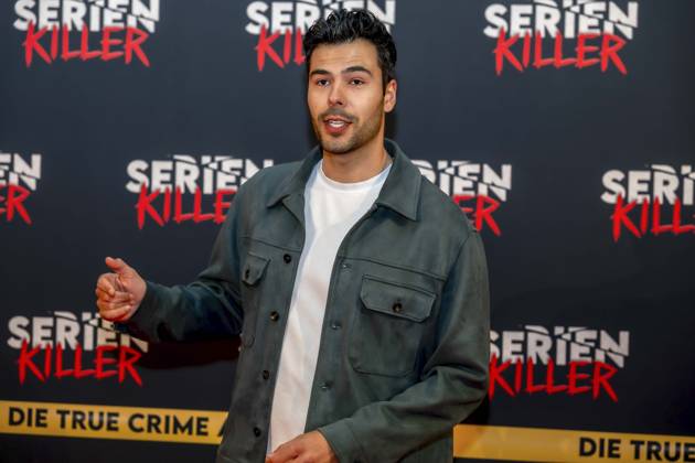 ABB SERIENKILLER- Riccardo Vaccaro Moderator zu Gast bei der Eroeffnung der True Crime Ausstellung Serien Killer am 07.05.2026 in Köln Ehrenfeld NRW Deutschland