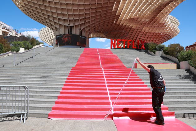 Seville prepares for the global premiere of Berlin and the Arminian Lady Final preparations for the celebration in Seville of the global premiere of Berlin and the Arminian Lady On May 8, 2026 in Seville Andalusia, Spain The global premiere of the second season of the spin off of La casa de papel , entitled Berlín y la dama del armino , which takes place this Friday and Saturday, will host several outstanding events Among them, the concert of Rosalía with the Real Orquesta Sinfónica de Sevilla this Saturday 08 MAY 2026 Rocí Sevilla Andalucia, Spain Sevilla Andalucia, Spain Spain Spain  Copyright: xRocioxRuzx 7508373