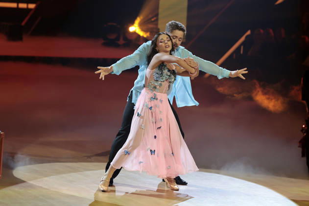 Gustav Schäfer mit Anastasia Maruster in der neunten Live-Show der 19. Staffel der RTL-Tanzshow Let s Dance im MMC Coloneum. Köln, 08.05.2026
