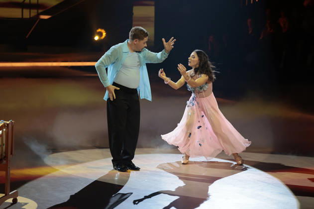 Gustav Schäfer mit Anastasia Maruster in der neunten Live-Show der 19. Staffel der RTL-Tanzshow Let s Dance im MMC Coloneum. Köln, 08.05.2026