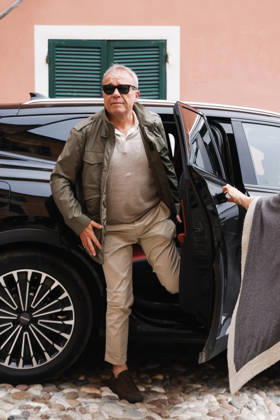 IPA84496865 - Sestri Levante, Avvistamenti di celebritÃ durante il RIFF Riviera International Film Festival. Nella foto: Claudio Amendola (Attore e conduttore televisivo) cammina sul lungomare  Copyright: xAlessandroxBremecx xx 84496865