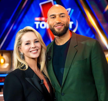 Finale TVOH HILVERSUM - Chantal Janzen and Edson da Graca at the announcement of the winner of The Voice of Holland (TVOH) 2026 in the RTL Tonight studio in Hilversum. Hilversum The Netherlands  Copyright: xMischaxSchoemakerx