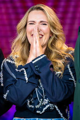 Finale TVOH HILVERSUM - Suzan Stortelder at the announcement of the winner of The Voice of Holland (TVOH) 2026 in the studio of RTL Tonight in Hilversum. Hilversum The Netherlands  Copyright: xMischaxSchoemakerx
