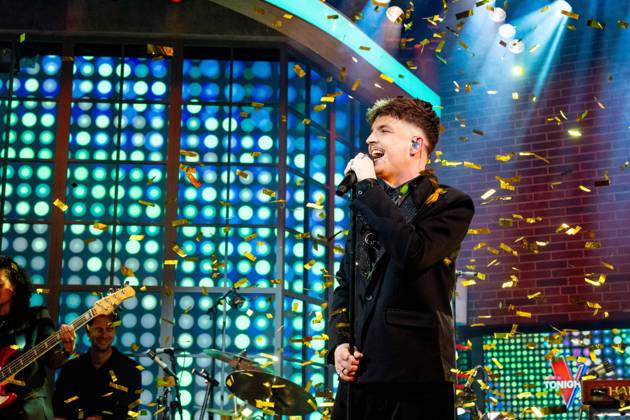 Finale TVOH HILVERSUM - Ruben Hillen at the announcement of the winner of The Voice of Holland (TVOH) 2026 in the studio of RTL Tonight in Hilversum. Hilversum The Netherlands  Copyright: xMischaxSchoemakerx