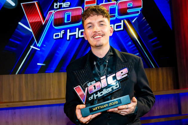 Finale TVOH HILVERSUM - Ruben Hillen at the announcement of the winner of The Voice of Holland (TVOH) 2026 in the studio of RTL Tonight in Hilversum. Hilversum The Netherlands  Copyright: xMischaxSchoemakerx