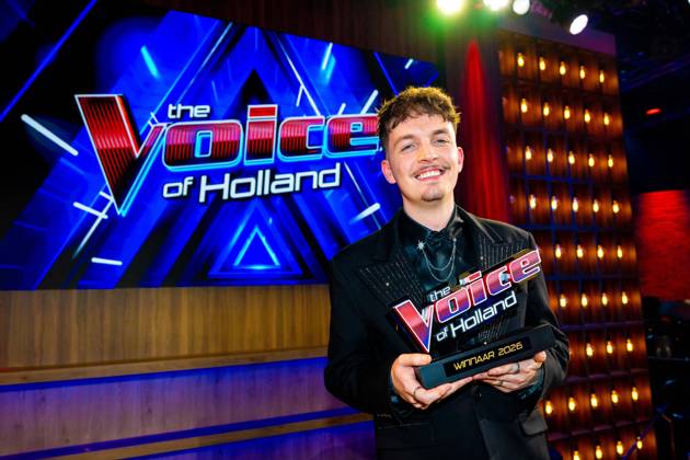 Finale TVOH HILVERSUM - Ruben Hillen at the announcement of the winner of The Voice of Holland (TVOH) 2026 in the studio of RTL Tonight in Hilversum. Hilversum The Netherlands  Copyright: xMischaxSchoemakerx
