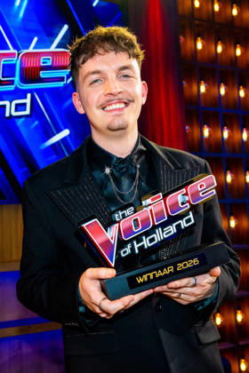 Finale TVOH HILVERSUM - Ruben Hillen at the announcement of the winner of The Voice of Holland (TVOH) 2026 in the studio of RTL Tonight in Hilversum. Hilversum The Netherlands  Copyright: xMischaxSchoemakerx