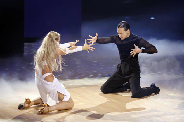 Sänger Milano (Milane Baybah) und Profitänzerin Marta Arndt bei der neunten Tanzshow der 19. Staffel der RTL-Tanzshow Lets Dance im Coloneum. Köln, 08.05.2026 NRW Deutschland Copyright: xChristophxHardtx