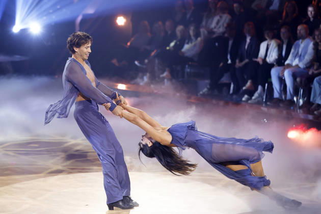 Sportler Joel Mattli und Tänzerin Malika Dzumaev bei der neunten Tanzshow der 19. Staffel der RTL-Tanzshow Lets Dance im Coloneum. Köln, 08.05.2026 NRW Deutschland Copyright: xChristophxHardtx