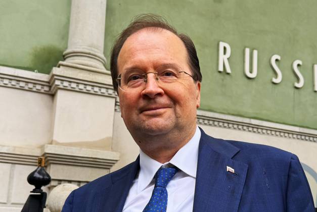 Die 61. Internationale Kunstausstellung Biennale Arte 2026 findet vom 9. Mai bis zum 22. November 2026 in Venedig statt. Das Event findet in Arsenale und in Giardini statt. Foto: Alexey Vladimirovich Paramonov ist ein hochrangiger russischer Diplomat, der seit April 2023 als Ausserordentlicher und Bevollmächtigter Botschafter der Russischen Föderation in Italien und zeitgleich in San Marino aktiv ist