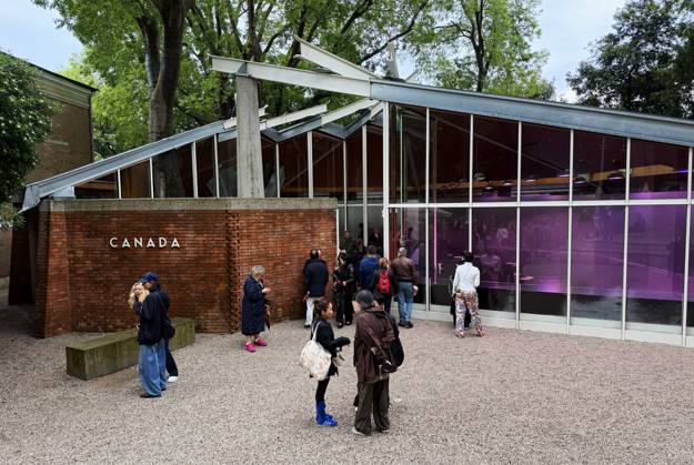 Die 61. Internationale Kunstausstellung Biennale Arte 2026 findet vom 9. Mai bis zum 22. November 2026 in Venedig statt. Das Event findet in Arsenale und in Giardini statt. Foto: Kanada-Pavillon