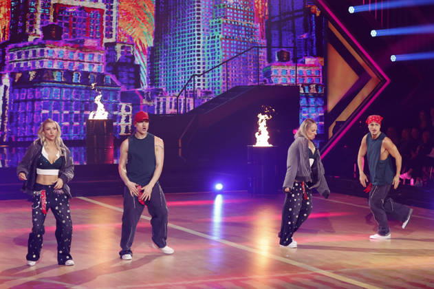 Anna-Carina Woitschack mit Evgeny Vinokurov und Milano mit Marta Arndt in der neunten Live-Show der 19. Staffel der RTL-Tanzshow Let s Dance im MMC Coloneum. Köln, 08.05.2026
