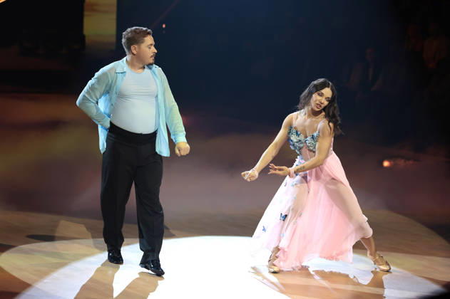 Gustav Schäfer mit Anastasia Maruster in der neunten Live-Show der 19. Staffel der RTL-Tanzshow Let s Dance im MMC Coloneum. Köln, 08.05.2026