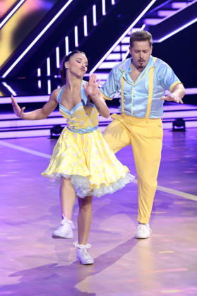Gustav Schäfer mit Anastasia Maruster in der neunten Live-Show der 19. Staffel der RTL-Tanzshow Let s Dance im MMC Coloneum. Köln, 08.05.2026