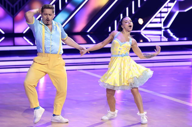 Gustav Schäfer mit Anastasia Maruster in der neunten Live-Show der 19. Staffel der RTL-Tanzshow Let s Dance im MMC Coloneum. Köln, 08.05.2026