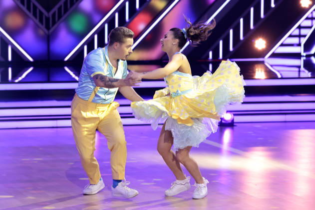 Gustav Schäfer mit Anastasia Maruster in der neunten Live-Show der 19. Staffel der RTL-Tanzshow Let s Dance im MMC Coloneum. Köln, 08.05.2026