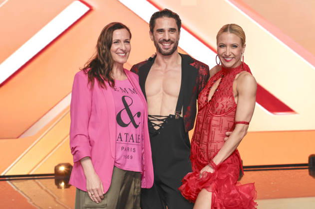 Ulrike Frank, Jan Kittmann und Kathrin Menzinger in der neunten Live-Show der 19. Staffel der RTL-Tanzshow Let s Dance im MMC Coloneum. Köln, 08.05.2026
