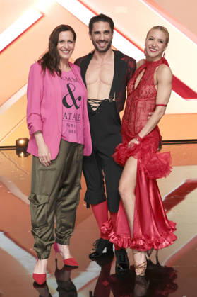 Ulrike Frank, Jan Kittmann und Kathrin Menzinger in der neunten Live-Show der 19. Staffel der RTL-Tanzshow Let s Dance im MMC Coloneum. Köln, 08.05.2026