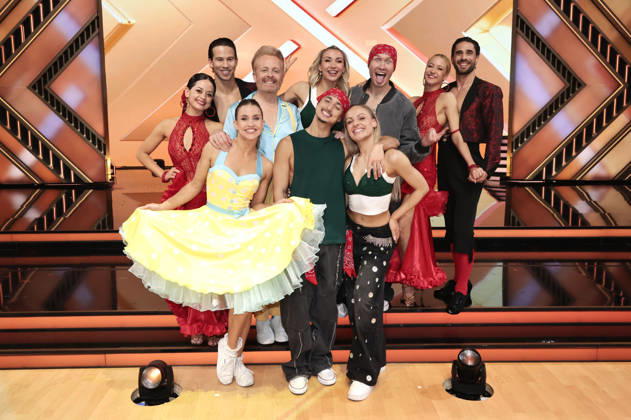 Malika Dzumaev, Joel Mattli, Mariia Maksina, Ross Antony, Milano, Anna-Carina Woitschack, Marta Arndt, Evgeny Vinokurov, Kathrin Menzinger und Jan Kittmann in der neunten Live-Show der 19. Staffel der RTL-Tanzshow Let s Dance im MMC Coloneum. Köln, 08.05.2026