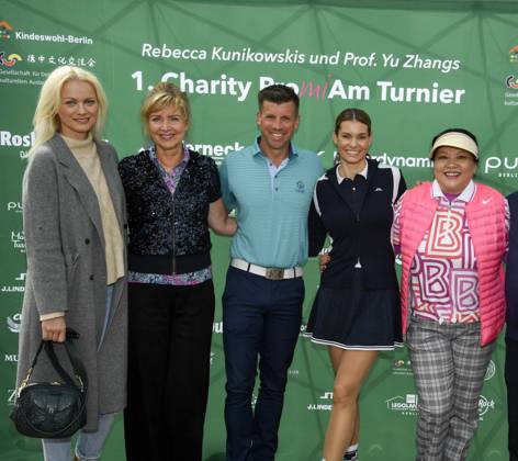 ABB PROMIGOLF - Rebecca Kunikowski Nana Kuckuck Thomas Rupprath Rebecca Kunikwski Prof.Yu Zhang Gastgeberin - zu Gast - beim ersten Charity Promi-AM Golfrunier zu gunstemn von Kinderwohl Berlin und Geka e.V. auf dem Golf und Country Club am Motzener See in Mittenwalde Brandenburg am 09.05.2026 Brandenburg Deutschland