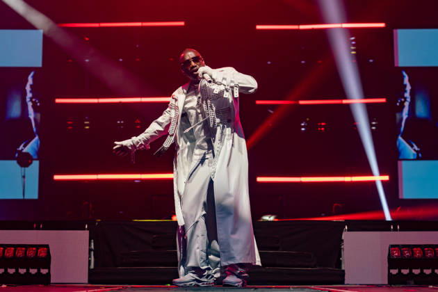 May 8, 2026, London, United Kingdom: Aliaune Damala Bouga Time Puru Nacka Lu Lu Lu Badara Akon Thiam, known as Akon seen performing on stage live in concert at O2 Arena in London London United Kingdom - ZUMAs197 20260508_aaa_s197_436 Copyright: xBonniexBritainx