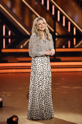 Moderatorin Frauke Ludowig bei der neunten Tanzshow der 19. Staffel der RTL-Tanzshow Lets Dance im Coloneum. Köln, 08.05.2026 NRW Deutschland Copyright: xChristophxHardtx