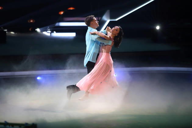LetÂ s Dance Show 9 in Köln Gustav Schäfer und Anastasia Maruster bei der 9. Tanzshow der 19. Staffel der RTL-Tanzshow LetÂ s Dance im Coloneum Köln NRW Deutschland Copyright: xMatthiasxGränzdörferx