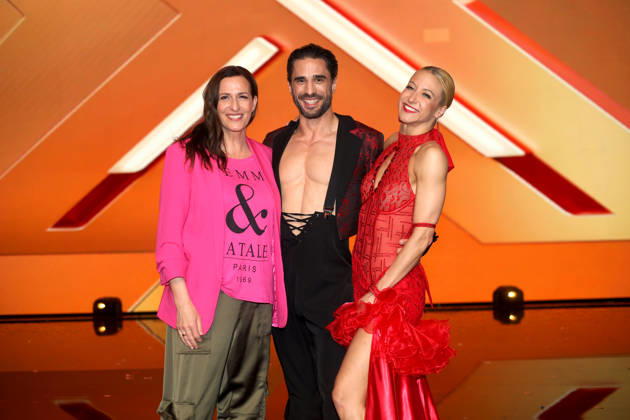 LetÂ s Dance Show 9 in Köln Jan Kittmann, Kathrin Menzinger und Ulrike Frank bei der 9. Tanzshow der 19. Staffel der RTL-Tanzshow LetÂ s Dance im Coloneum Köln NRW Deutschland Copyright: xMatthiasxGränzdörferx