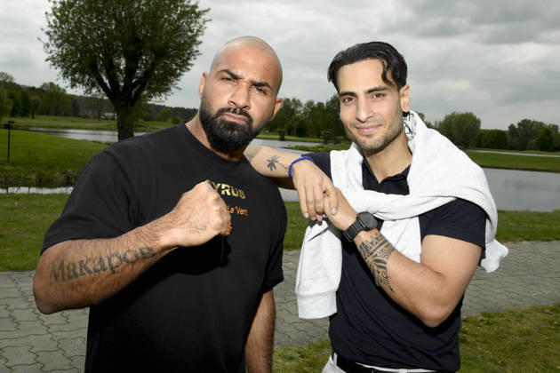 ABB PROMIGOLF - Cyeus und Timur Uelker zu Gast beim ersten Charity Promi-AM Golfrunier zu gunstemn von Kinderwohl Berlin und Geka e.V. auf dem Golf und Country Club am Motzener See in Mittenwalde Brandenburg am 09.05.2026 Brandenburg Deutschland
